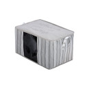 Θηκη Αποθηκευσης non Woven Υφασματινη 60x45x35cm με Παραθυρο Ivory