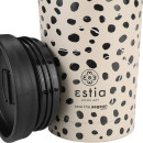 Estia Θερμος Travel mug Save the Aegean 350ml Leopard Taupe