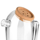 Estia Κανατα Γυαλινη 1800ml με Καπακι Φελλου