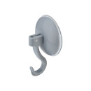 Κρεμαστρα Μονη Πλαστικη με Βεντουζα Γκρι