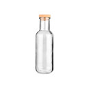 Estia Μπουκαλι Γυαλινο 1000ml με Καπακι Φελλου Διαφανο