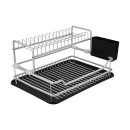 Estia Πιατοθηκη Αλουμινιου Διωροφη με Πλαστικο Δισκο