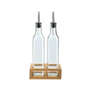 Estia Μπουκαλια για Λαδι & Ξυδι Γυαλινο 500ml me ροη σετ 3 Τεμ.