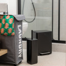 Estia Πιγκαλ Cubic Μεταλλικο με Πλαστικο Δοχειο 25cm Μαυρο