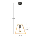 Φωτιστικό Οροφής Tekli Megapap e27 Ξύλινο Μονόφωτο Χρώμα Φυσικό 23x3x70εκ.