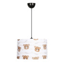 Φωτιστικό Οροφής Tale Megapap e27 Ύφασμα pvc Μονόφωτο Πολύχρωμο Ø33x70εκ.