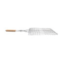 Σχαρα Ψησιματος Barbecue Μεταλλικη 60x40cm με Ξυλινη Λαβη
