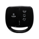 Estia Τοστιερα Black & Inox 2 Θεσεων 850w με Αποσπωμενες Αντικολλητικες Πλακες