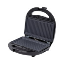 Estia Τοστιερα Black & Inox 2 Θεσεων 850w με Αποσπωμενες Αντικολλητικες Πλακες