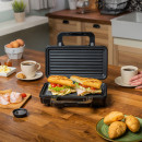 Estia Τοστιερα King Toast 2 Θεσεων 900w με Βαθιες Αποσπωμενες Αντικολλητικες Πλακες