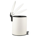 Χαρτοδοχειο Μπανιου Classic Soft Close 5lt ματ Λευκο