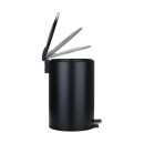 Χαρτοδοχειο Μπανιου Classic Soft Close 12lt ματ Μαυρο