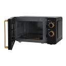 Estia Φουρνος Μικροκυματων oak 700w 20lt Μαυρο