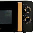 Estia Φουρνος Μικροκυματων oak 700w 20lt Μαυρο