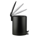 Χαρτοδοχειο Μπανιου Classic Soft Close 5lt ματ Μαυρο