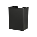 Estia Χαρτοδοχειο Μπανιου Cubic Soft Close 6lt Μαυρο