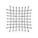 Estia Φρουτιερα Elegant Nickel Black απο Κραμα Ψευδαργυρου