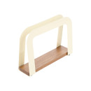 Estia Χαρτοπετσετοθηκη Ορθια Allure Μεταλλικη Ivory