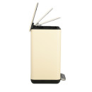 Estia Χαρτοδοχειο Μπανιου Cubic Soft Close 6lt Ivory