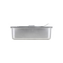 Estia Φαγητοδοχειο Click&seal Γυαλινο 1050ml 21.6x16.5x7.4cm με Καπακι Πλαστικο Ivory