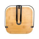 Estia Χαρτοπετσετοθηκη Bamboo Essentials Τετραγωνη Μεταλλικη