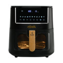 Estia Φριτεζα Αερος oak 1650w 7.2lt me Ψηφιακη Οθονη & 11 Προγραμματα Μαγειρεματος