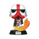 Funko Pop! Disney Star Wars: the Mandalorian - Incinerator Stormtrooper #350 Bobble-Head Vinyl Figure