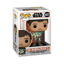 Funko Pop! Disney Star Wars: the Mandalorian - the Mandalorian With Grogu #461 Bobble-Head Vinyl Figure