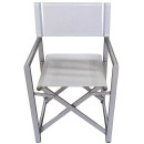 Καρέκλα Σκηνοθέτη ArteLibre TERALLIS Γκρι Ανοιχτό Ύφασμα/Αλουμίνιο 56x48x86cm