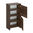 Παπουτσοθήκη Port Megapap Χρώμα Καρυδί 48x31x92εκ.