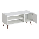 Έπιπλο Τηλεόρασης Parma Megapap Χρώμα Λευκό 90x30x40εκ.