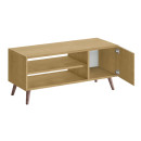 Έπιπλο Τηλεόρασης Parma Megapap Χρώμα Sapphire oak 90x30x40εκ.