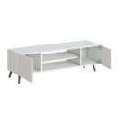 Έπιπλο Τηλεόρασης Etna Megapap Χρώμα Λευκό 150x30x45εκ.