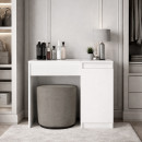 Τουαλέτα με Καθρέπτη Huma Megapap Χρώμα Λευκό 90x45x118,2εκ.