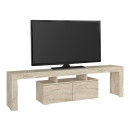 Έπιπλο Τηλεόρασης Woodra Megapap Χρώμα Travertine 180x31,3x50,2εκ.