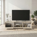 Έπιπλο Τηλεόρασης Lumbera Megapap Χρώμα Travertine 160x29,5x42εκ.