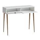 Κονσόλα Alis Megapap Χρώμα Λευκό 110x29x88εκ.