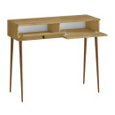 Κονσόλα Alis Megapap Χρώμα Sapphire oak 110x29x88εκ.