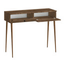 Κονσόλα Alis Megapap Χρώμα Καρυδί 110x29x88εκ.