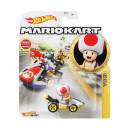 Mattel hot Wheels: Mario Kart - Toad Standard Kart die-Cast (Gjh63)