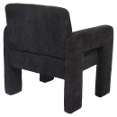 Πολυθρόνα ArteLibre VELORA Γκρι Σκούρο Ύφασμα/Ξύλο 75x68x69cm