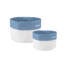 Estia Καλαθι Οργανωσης Tone lab με Εσωτερικη Επενδυση σετ 2τμχ. Opal Blue