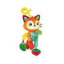 Baby Clementoni Βρεφικό Λούτρινο Αλεπού Βόλτας με Κλιπ για 0+ Μηνών