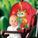 Baby Clementoni Βρεφικό Λούτρινο Αλεπού Βόλτας με Κλιπ για 0+ Μηνών