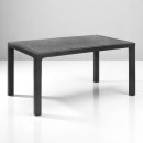 Τραπέζι Πολυπροπυλενίου Kalan Megapap Χρώμα Ανθρακί 150x90x75εκ.