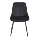 TEREA BLACK VELVET ΥΦΑΣΜΑ ΚΑΡΕΚΛΑ ΜΕΤΑΛΛΙΚΗ 51X58X87εκ.