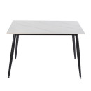 LOBY CERAMIC WHITE MARBLE 120Χ80Χ75εκ. ΤΡΑΠΕΖΙ