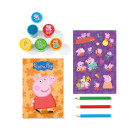 Totum: Peppa pig - Stamp Set, 5 Stamps, 3 Pencils, 2 Sheets (Bt360242)