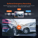 70mai A800se Dash cam 4k w. 3inch Screen - 2160p 140fov