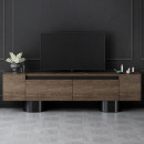 Έπιπλο Τηλεόρασης Haven Megapap Χρώμα Καρυδί 180x30x50εκ.
